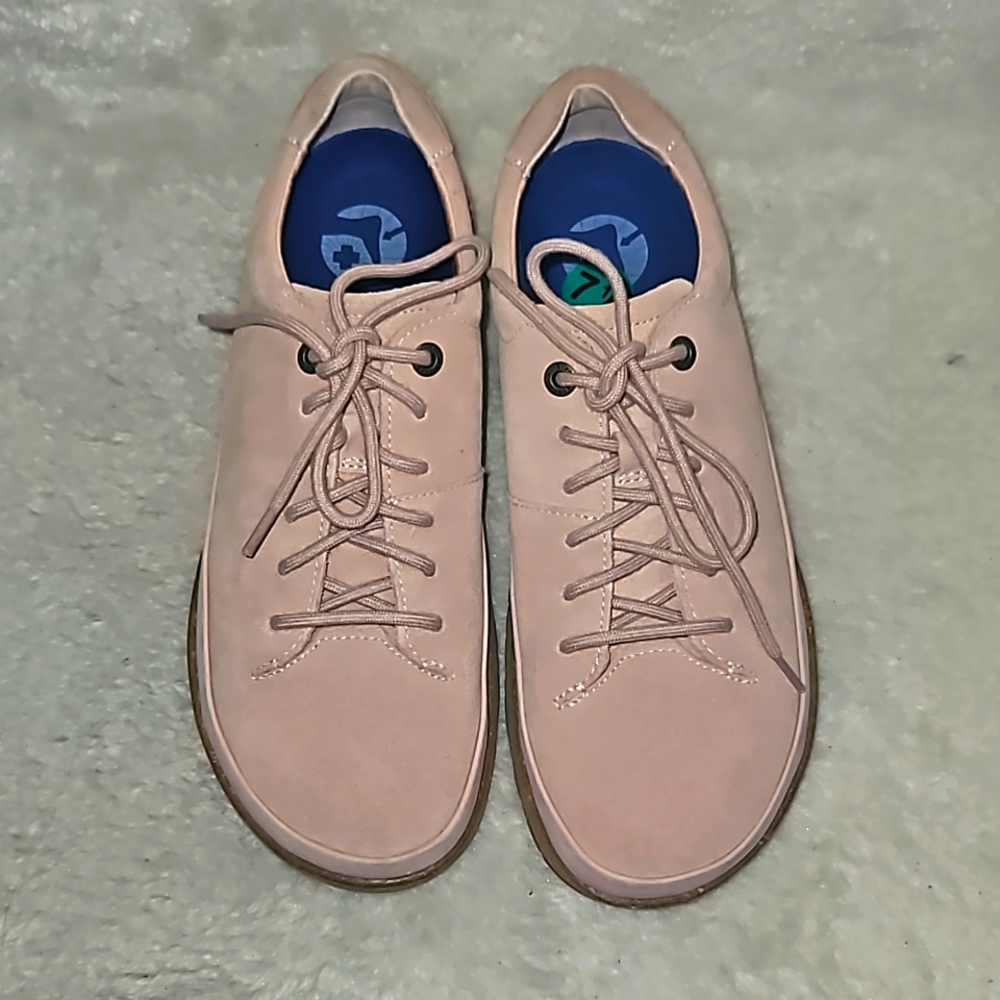 BIRKENSTOCK Honnef Women Low soft  Pink Sueded Leather Size 7.5